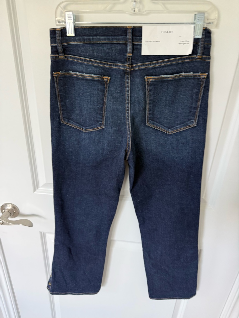 NWT Frame Le Straight Snap Away Ankle Mid Rise Jeans Size 29 - Picture 6 of 11